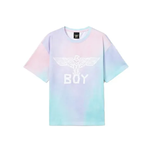 BOY JUNIOR T-рубашка синего и фиолетового цвета детская