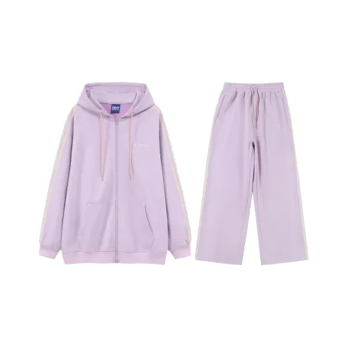 QISENYAR Повседневный костюм унисекс фиолетовый