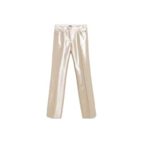 TF SS25 Костюм Брюки Женские Золотые