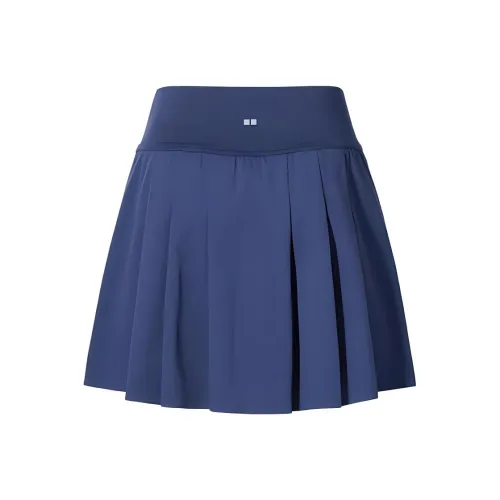 UNIQLO x RUIDIANYUNDONGYUAN LIANMINGKUAN Повседневные короткие юбки Женские Синий