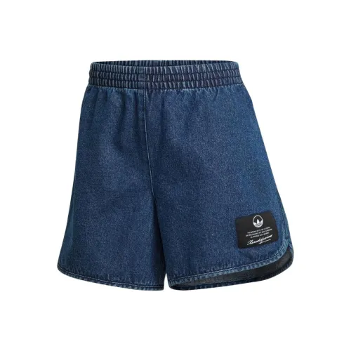 adidas originals Blue Женские джинсовые шорты