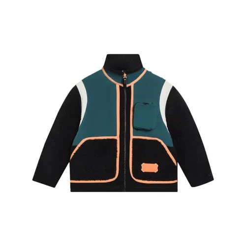 LINING YOUNG Sports Life Collection Куртка Черный Spelling Новый Balsam Зеленый Детский