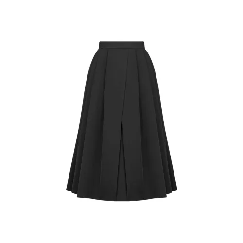 DIOR Черные Женские Повседневные Длинные Юбки