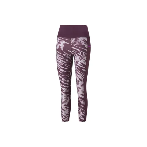 PUMA RUN 5K Graphic TIGHT Спортивные брюки Женские Фиолетовый