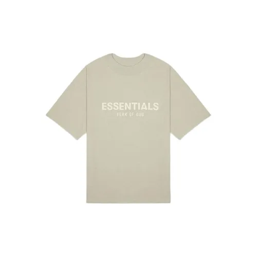 Fear Of God Essentials SS22 T-Shirt Детский Серый Зеленый
