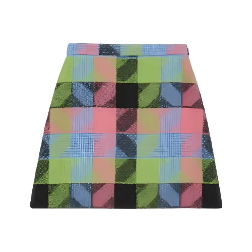 GUCCI FW23 Повседневные короткие юбки Женские Изумрудно-зеленый