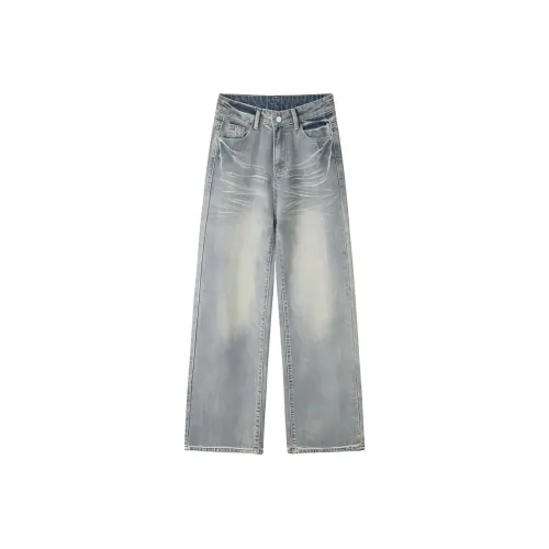 SONGS ALONG Синие Женские Джинсы