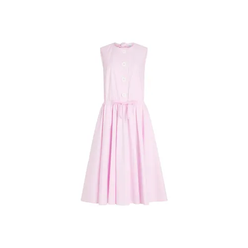 Patou Без рукавов Платье Женское Светло-Розовое