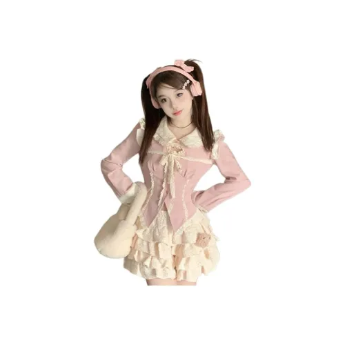 FWTW Розовый Женские Комплекты с юбкой