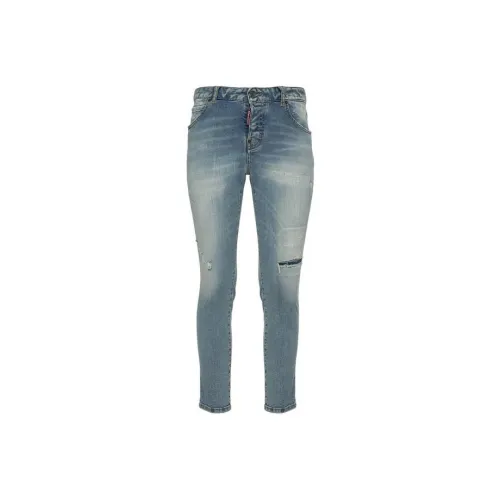 DSQUARED 2 Джинсы Женские Павлин Синий