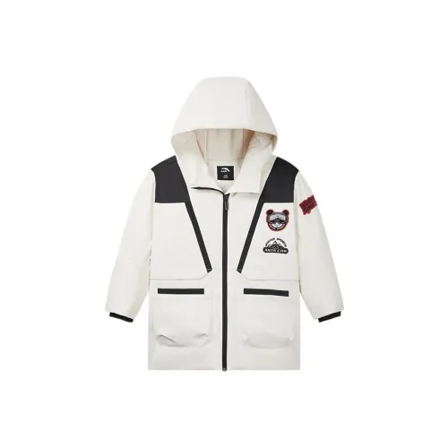 Antakids Пуховик Детский Бежевый Торт Белый