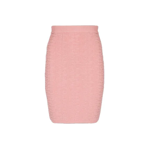 BALMAIN Повседневные короткие юбки Женские Розовый