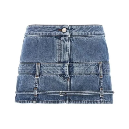 Jacquemus Небесно-голубой Женские Джинсовые Короткие Юбки