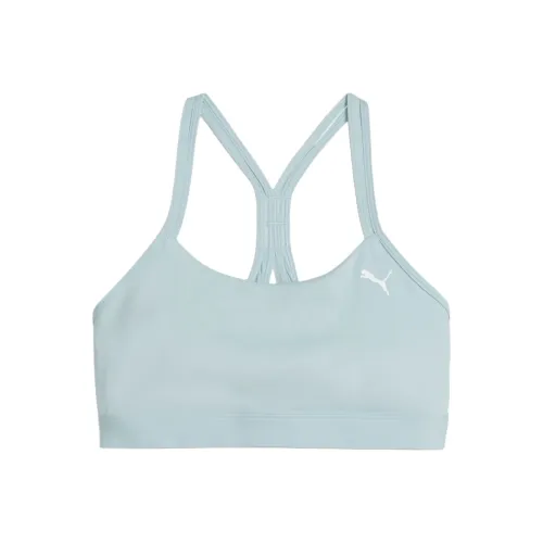 PUMA 4KEEPS ULTRABARE Strappy Бюстгальтер Спортивное белье Женские Тропический Озерно-голубой