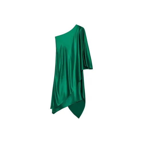 MaxMara Без рукавов Платье Женское Зеленое