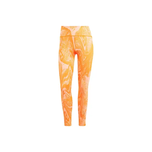 Adidas x Stella McCartney Спортивные брюки Японская версия Женские Светлый Вспышка Красный