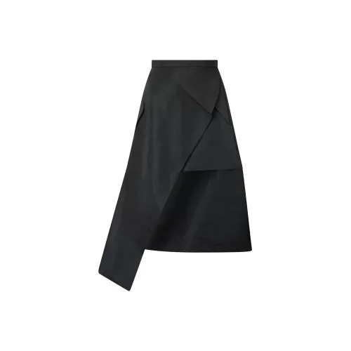 Alexander McQueen Повседневный Длинный Юбка Женские Черный