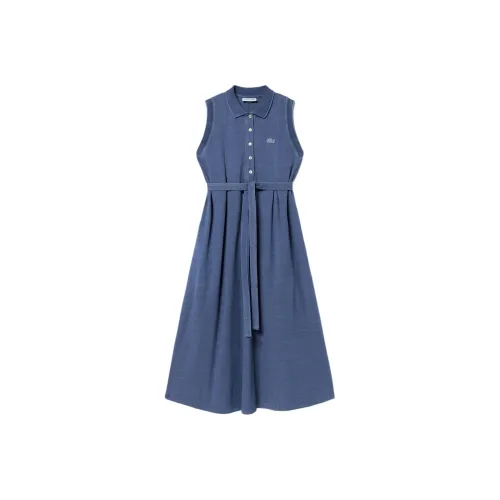 LACOSTE Без рукавов Платье Женское Индиго