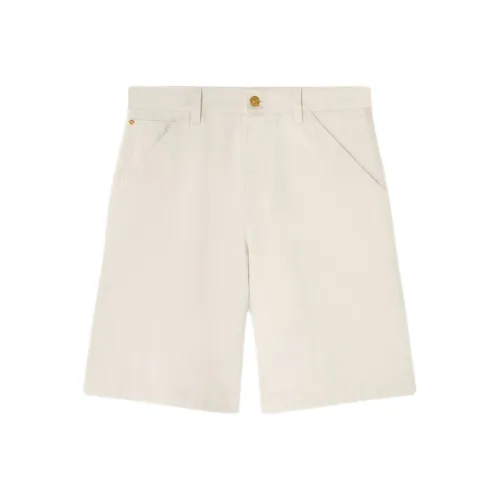 VERSACE MEDUSA BIGGIE серия SS25 Джинсовые шорты Мужской Белый