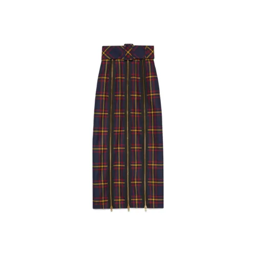 GUCCI FW22 Повседневная длинная юбка женская синяя