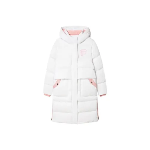 FILA KIDS Стандартный Белый Школьный возраст Пуховики