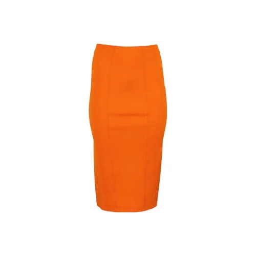 PINKO Апельсин Женские Повседневные Длинные Юбки