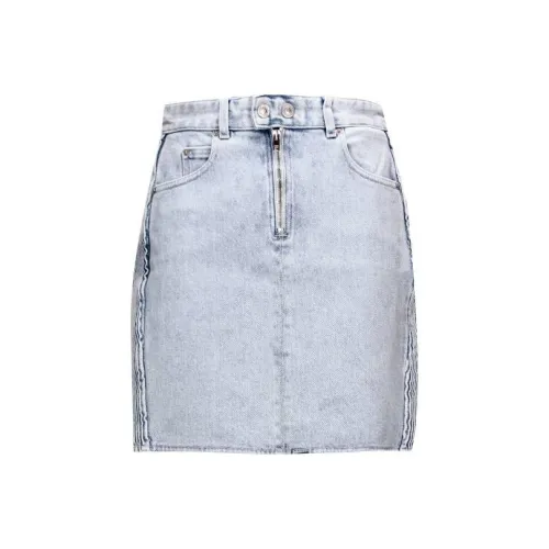 ISABEL MARANT Светло-синий Женские Джинсовые Короткие Юбки