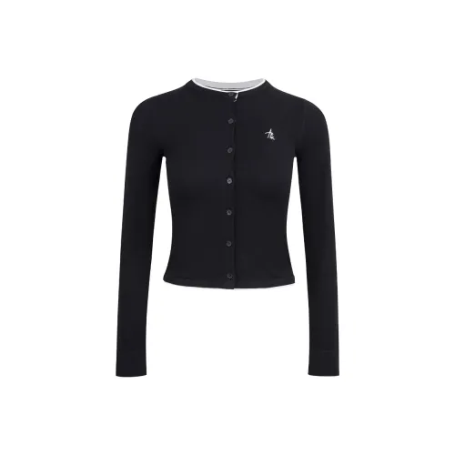 Ariseism Цветовой блок Кардиган Шорты Двухкомпонентный комплект для женских в AUTUMN Женские