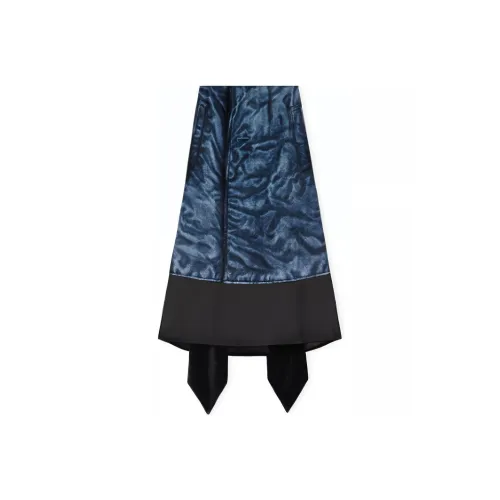 LOEWE Серые Женские Повседневные Длинные Юбки