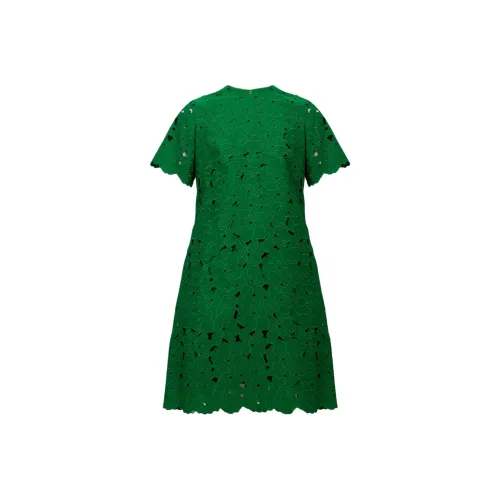 Erdem Короткий рукав Платье Женское Зеленое