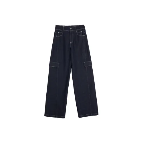 Elle Темно-синие Женские Джинсы