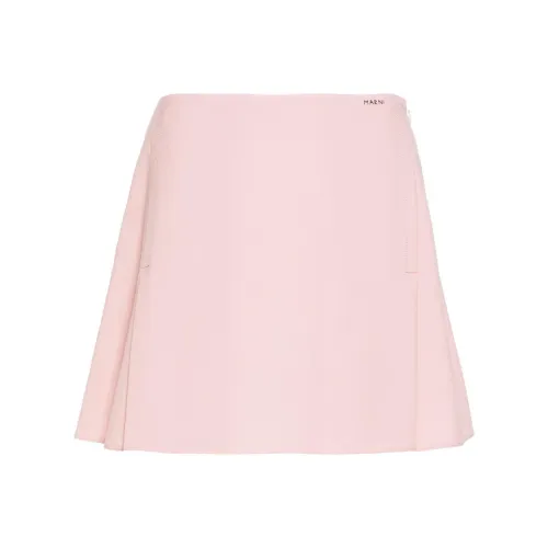 MARNI Повседневные короткие юбки женские светло-розовые