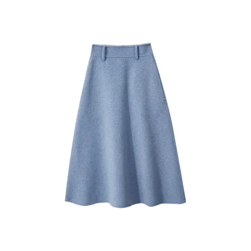 AMII Женские Повседневные Длинные Юбки