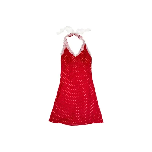 ONE PASS STUDIO Slip Платье Женское Красное