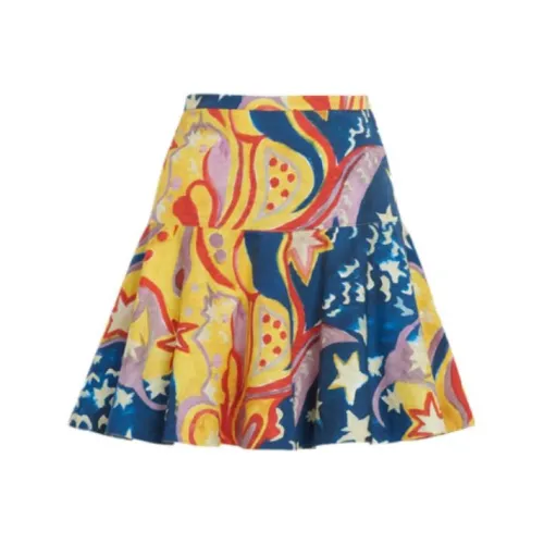 MARNI X NO VACANCY INN Co Бренд Многоцветные Женские Повседневные Короткие Юбки