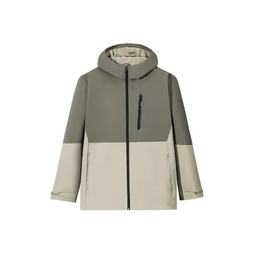 ANTA Variety Тренировки Коллекция Куртки Пальто Мужской Цвет фасоли зеленый Deep зеленый