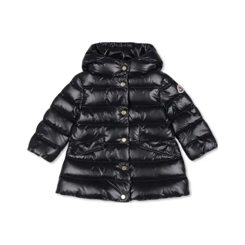 Moncler Хлопковый пуховик Черный Infant и Toddler