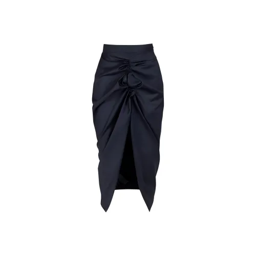 Vivienne Westwood Синие Женские Повседневные Длинные Юбки