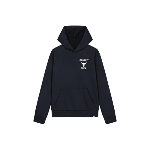 Under Armour Project Rock Collection Черный Kids Свитшоты