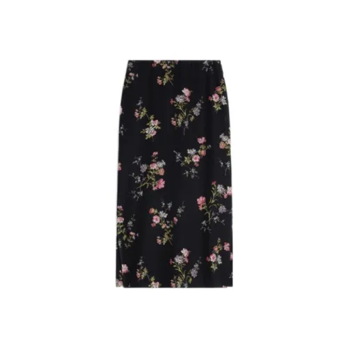 CELINE Черные Женские Повседневные Длинные Юбки