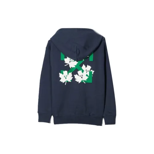 Off Белый Свитшот FW21 Синий Детский
