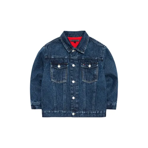 Tommy Hilfiger Джинсовая Куртка Детская Синяя