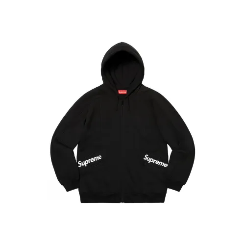 Supreme SS20 Week 3 Цвет Blocked ZIP UP Худи Свитшот Унисекс Черный
