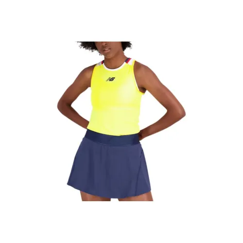 New Balance Желтые Женские Спортивные Майки Без Рукавов