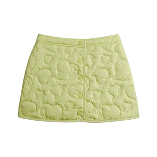 COACH Повседневные короткие юбки Женские Светлый лайм Серый