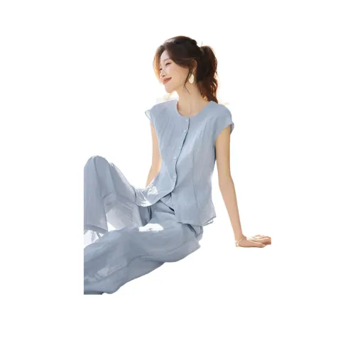 Mo Han Yi Mei Повседневный костюм женский синий