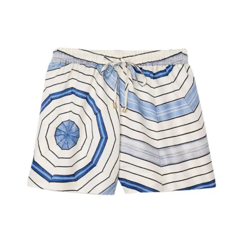 Sandro Повседневные шорты женские небесно-голубого цвета