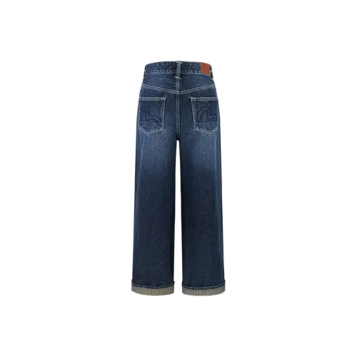 EVISU Джинсовый Синий Женские Джинсы