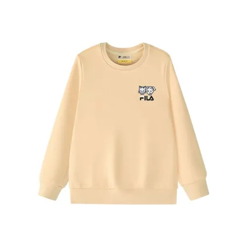 FILA KIDS x YUANTIANZHI LIANMINGKUAN Толстовка FW24 Желе Апельсин Подростки