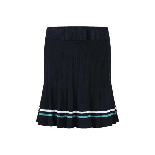 FILA Королевский синий Женская Повседневная Длинная Юбка